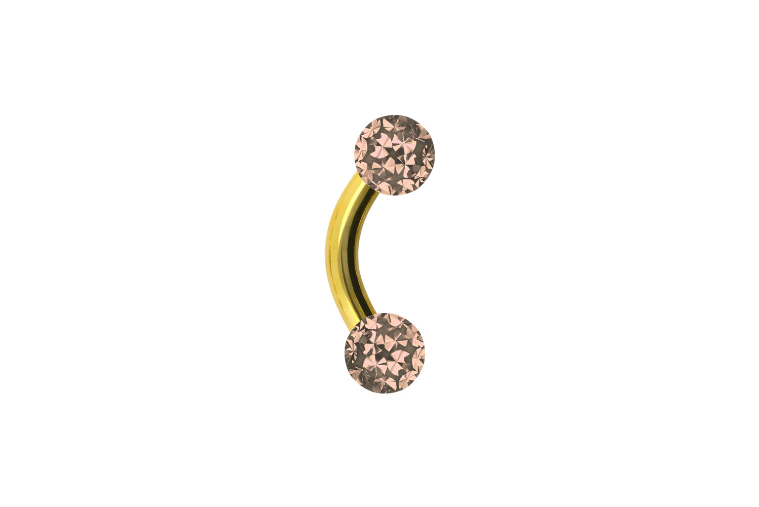 Chirurgenstahl Piercing Banane EPOXY-KUGELN